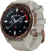 Смарт-годинник Garmin Descen Mk3i – 43 mm Bronze PVD Titanium with French Gray Silicone Band (010-02753-13/14)