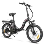 Електровелосипед складаний SAMEBIKE CY20 Black (SMB-CY20-black)