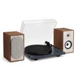 Комплект активних колонок Triangle BR02 CONNECT (Oak) + програвач вінілу Lunar 1 (Blue)