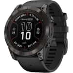 Garmin Fenix 7X Pro Sapphire Solar Carbon G. DLC Tit. with Black Band (010-02778-10/11/54)