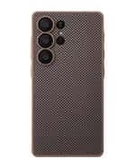 Pitaka PinButton Case Plain 600D Black/Gold for Samsung Galaxy S25 Ultra (PBS2502U)