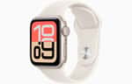 Apple Watch SE 3 GPS 40mm Starlight Aluminum Case with Light Blush Sport Band M/L