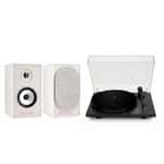 Active speaker set Triangle BR02 CONNECT (Cream) + vinyl turntable Lunar 1 (Black)