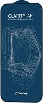 Захисне скло для телефону Proove Tempered Glass Clarity AR Black для iPhone 16 Plus / 15 Plus / 14 Pro Max