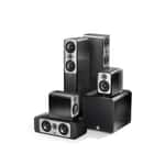 Q Acoustics CONCEPT 50 5.1 CINEMA PACK Gloss Black Home Theater Speakers