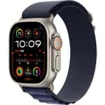 Apple Watch Ultra 2 2024 GPS + Cellular 49mm Natural Titanium Case with Navy Alpine Loop - Large (MYT33+MXN03)