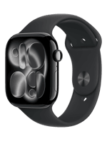 Смарт-годинник Apple Watch Series 11 GPS + Cellular 46mm Jet Black Alu. Case w. Black S. Band - S/M (MFC24)