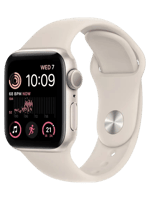 Смарт-годинник Apple Watch SE 2 GPS 44mm Starlight Aluminum Case with Starlight Sport Band (MNJX3)