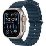 Смарт-годинник Apple Watch Ultra 2 GPS + Cellular 49mm Titanium Case with Blue Ocean Band (MREG3)