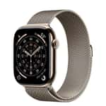 Смарт-часы Apple Watch Series 11 GPS + Cellular 46mm Gold Tit. Case w. Natural Milanese Loop - S/M (MFC34+MGJ24)