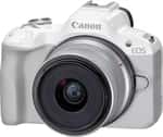 Беззеркальный фотоаппарат Canon EOS R50 kit RF-S 18-45mm IS STM White (5812C030)