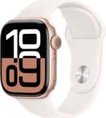 Смарт-годинник Apple Watch Series 10 GPS 42mm Rose Gold Alu. Case w. Light Blush Sport Band - M/L (MWWJ3)