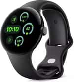 Google Pixel Watch 3 41 mm LTE Matte Black Aluminum Case/Obsidian Active Band