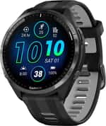 Спортивний годинник Garmin Forerunner 965 Carbon Gray Titanium Bezel w. Blk Case and Blk/Powder Gray S. Band (010-02809-00/10/80)