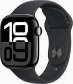 Смарт-часы Apple Watch Series 10 GPS 42mm Jet Black Alu. Case w. Black Sport Band - S/M (MWWE3)