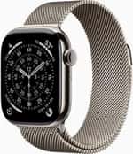 Смарт-годинник Apple Watch Series 11 GPS + Cellular 42mm Natural Tit. Case w. Natural Milanese Loop (MF8P4)
