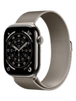 Смарт-годинник Apple Watch Series 11 GPS + Cellular 42mm Natural Tit. Case w. Natural Milanese Loop (MF8P4)
