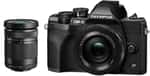 Бездзеркальний фотоапарат Olympus OM-D E-M10 Mark IV kit 14-42mm + 40-150mm Black - English language