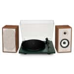 Комплект активних колонок Triangle BR02 CONNECT (Oak) + програвач вінілу Lunar 1 (Green)