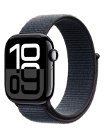 Смарт-годинник Apple Watch Series 10 GPS 42mm Jet Black Aluminum Case w. Ink Sport Loop (MWWG3)