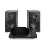 Active speaker set Triangle AIO Twin (Black) + vinyl turntable Lunar 1 (Black)