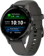 Смарт-часы Garmin Venu 3S Slate S. Steel Bezel w. Pebble Gray Case and S. Band (010-02785-00)