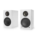 Triangle LN01A Active Speaker Kit (White) + Lunar 1 Vinyl Turntable (Black)