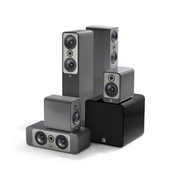 Колонки для домашнього кінотеатру Q Acoustics Q CONCEPT 50 5.1 CINEMA PACK Gloss Silver — фото 1