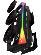 Graphics Card XFX Mercury AMD Radeon RX 9070XT OC Magnetic Air Edition with RGB (RX-97TMARGB9) — фото 3