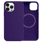 Comma Magnetic Silicone Case for iPhone 15 Pro Max - Nature Series (Purple) — фото 1