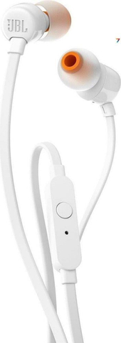 Навушники з мікрофоном JBL Tune 110 White (JBLT110WHT) — фото 2