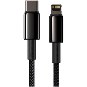 Кабель Baseus Tungsten Gold Fast Charging Type-C to Lightning PD 20W 1m Black (CATLWJ-01) — фото 2