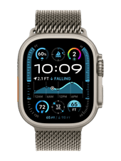 Смарт-годинник Apple Watch Ultra 2 GPS + Cellular 49mm Natural Titanium Case w. N. Titanium Milanese Loop - L (MX5T3) — фото 2