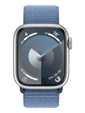 Смарт-годинник Apple Watch Series 9 GPS 41mm Silver Aluminum Case with Winter Blue Sport Loop (MR923) — фото 2