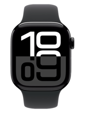 Смарт-годинник Apple Watch Series 10 GPS + Cellular 46mm Jet Black Alu. Case w. Black Sport Band - M/L (MWY43) — фото 2