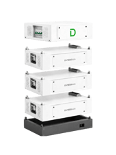 Система зберігання енергії модульна (комплект) Dyness STACK100 3хS51100 + SBDU100 + base — фото 2