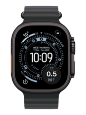 Смарт-годинник Apple Watch Ultra 3 GPS + Cellular 49mm Black Tit. Case w. Black Ocean Band (MF0J4) — фото 2
