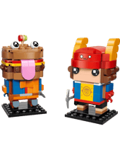 Блоковий конструктор LEGO Brick Headz Фігурки Біф Босса та Скай (40910) — фото 2