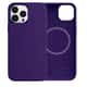 Comma Magnetic Silicone Case for iPhone 15 Pro Max - Nature Series (Purple)