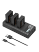Комплект аккумуляторов K&F Concept LP-E17 Battery 3-Pack and Upgraded 3-Slot LCD Charger (KF28.0052)
