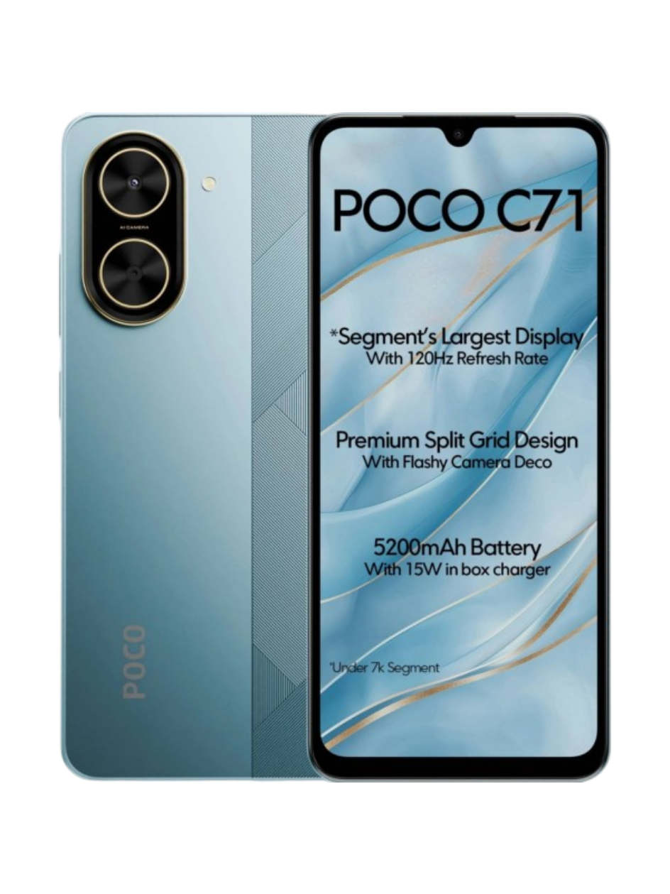 Смартфон POCO C71 3/64GB Cool Blue | POCO | 6029 UAH